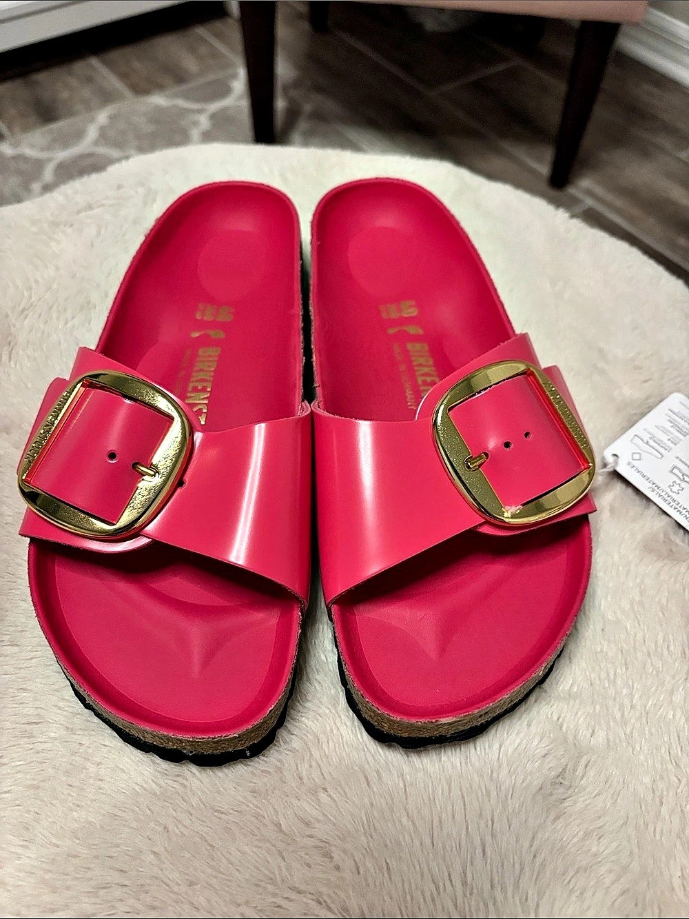 Birkenstock Madrid Big Buckle Sandals Pink EU 40 NWT